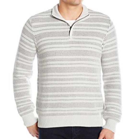 Axist Other - AXIST Men's Long Sleeve Mockneck Zip Sweater